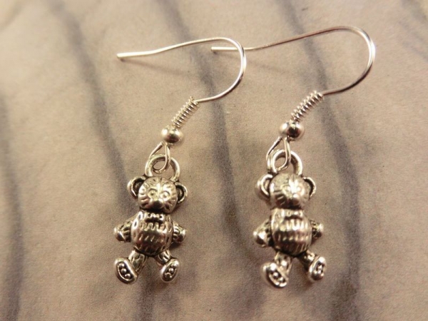 Teddy Ohrringe Vintage Optik Bär Kuscheltier